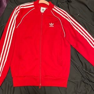 BRAND NEW red adidas zip up womens size small OPEN TO OFFERS
